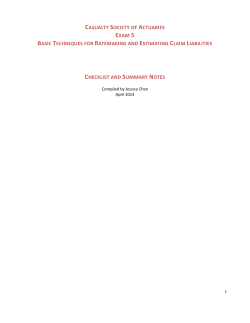 casualty society of actuaries exam 5 basic techniques for