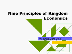 Biblical Economics