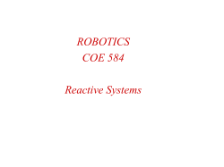 Planning on robots