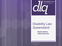 Disability Law Queensland