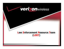 Law Enforcement Resource Team (LERT)