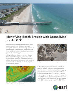 Identifying Beach Erosion with Drone2Map for ArcGIS