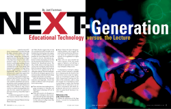 Next-Generation Educational Technology versus the