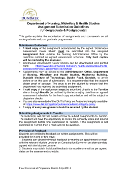 Assignment submission guidelines Final PB 080414