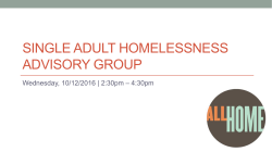 Family Homelessness Advisory Group