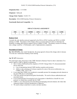 NANC 372 - Alternative NPAC Interface