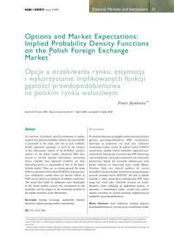 Options and Market Expectations: Implied Probability