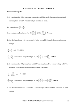 chapter 21 transformers