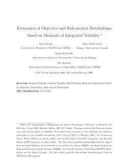 Estimation of Objective and Risk-neutral Distributions based on