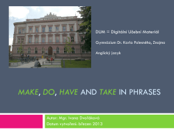 take a break - Gymn&aacute;zium Dr. Karla Polesn&eacute;ho