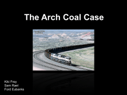 The Arch Coal Case