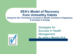 Going for the 3 Increases: Increase in Health, Increase