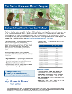 The Cartus Home and Move   Program