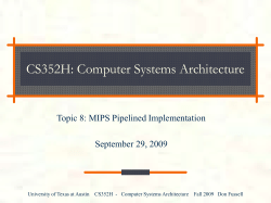 8-MIPS-Pipeline - UT Computer Science