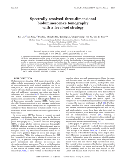 Spectrally resolved three-dimensional