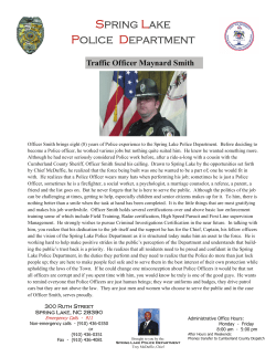 Officer Maynard Smith