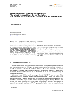 Choosing between different AI approaches? The scientific benefits