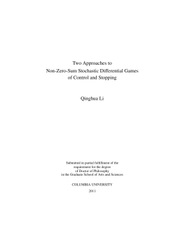 Two Approaches to Non-Zero-Sum Stochastic Differential Games of
