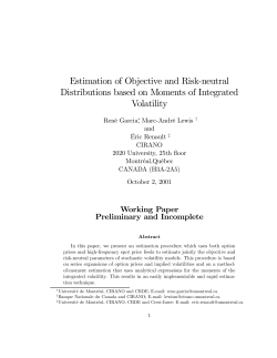 Estimation of Objective and Risk-neutral Distributions