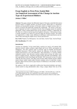 From English to First-Price Sealed Bid: An Empirical