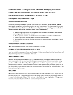 GSM International Coaching Education Articles for Developing Your