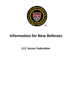 Information for New Referees - Montana Soccer Referee Association