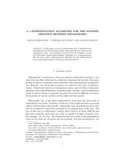 A 3-approximation algorithm for the subtree distance between
