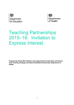 ESG funding announcement DH response 150205