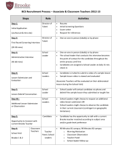 Design a hiring system to match your school culture (Brooke