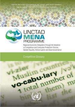 Competition Glossary