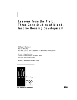 Lessons from the Field: Three Case Studies of Mixed
