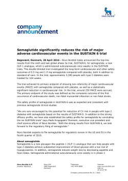 company announcement