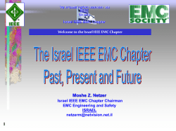 outside the USA! 3 Israel IEEE EMC Chapter