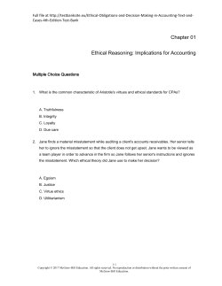 FREE Sample Here - We can offer most test bank and