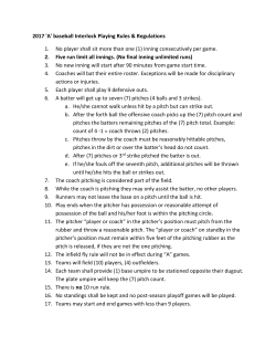 2017 A Baseball Interlock Playing Rules