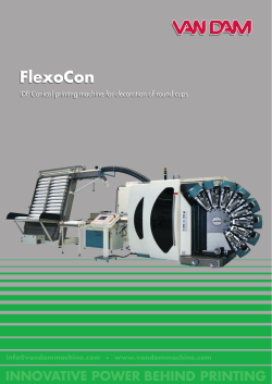 FlexoCon - Van dam machines