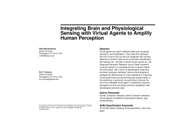 Integrating Brain and Physiological Sensing with Virtual Agents to