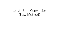 SI System to SI System Conversion (Length)