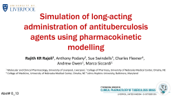 Simulation of long-acting administration of antituberculosis agents
