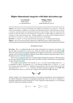 Higher-dimensional categories with finite derivation type