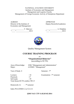 Organizational Behavior