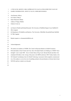 Making decisions under uncertainty happens in all areas of life and