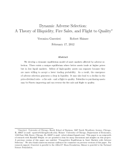 Dynamic Adverse Selection: A Theory of Illiquidity, Fire Sales, and