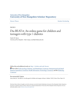 Dia-BEAT-it: An online game for children and teenagers with type 1