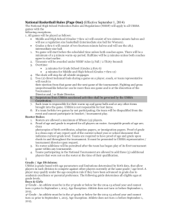 National USSSA rules
