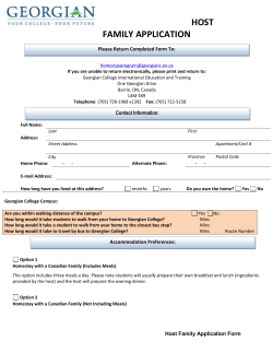 HOST FAMILY APPLICATION