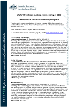 Word Format - Australian Research Council