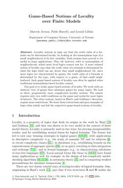 LNCS 3210 - Game-Based Notions of Locality Over Finite Models