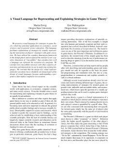 A Visual Language for Representing and Explaining Strategies in