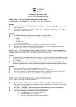 institute of masters of wine master of wine examination 2016 theory